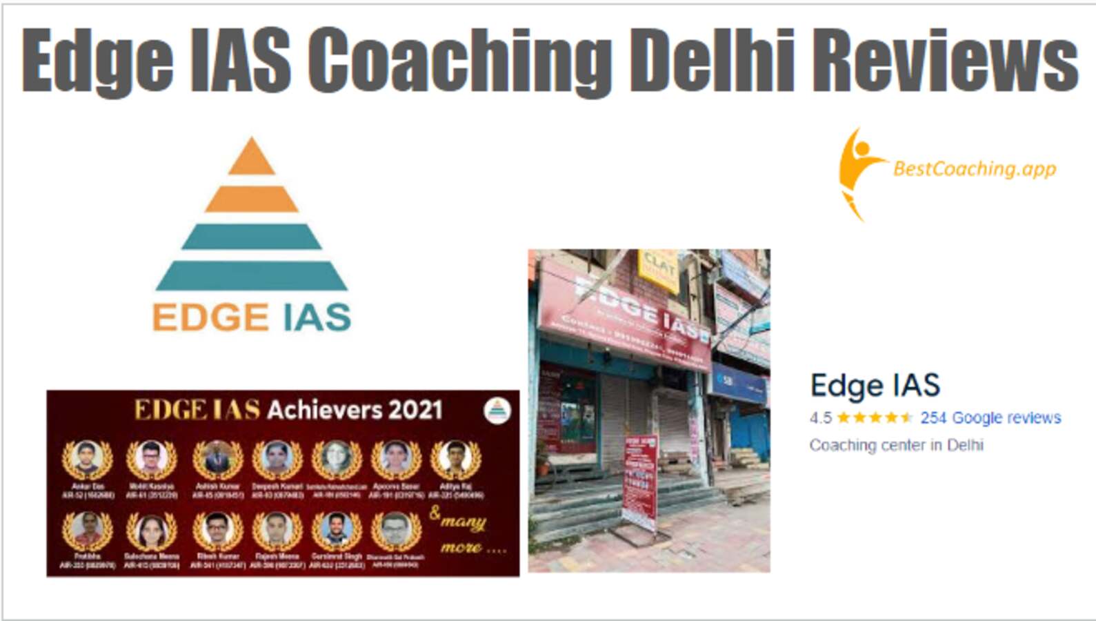 Edge IAS Coaching Delhi Reviews