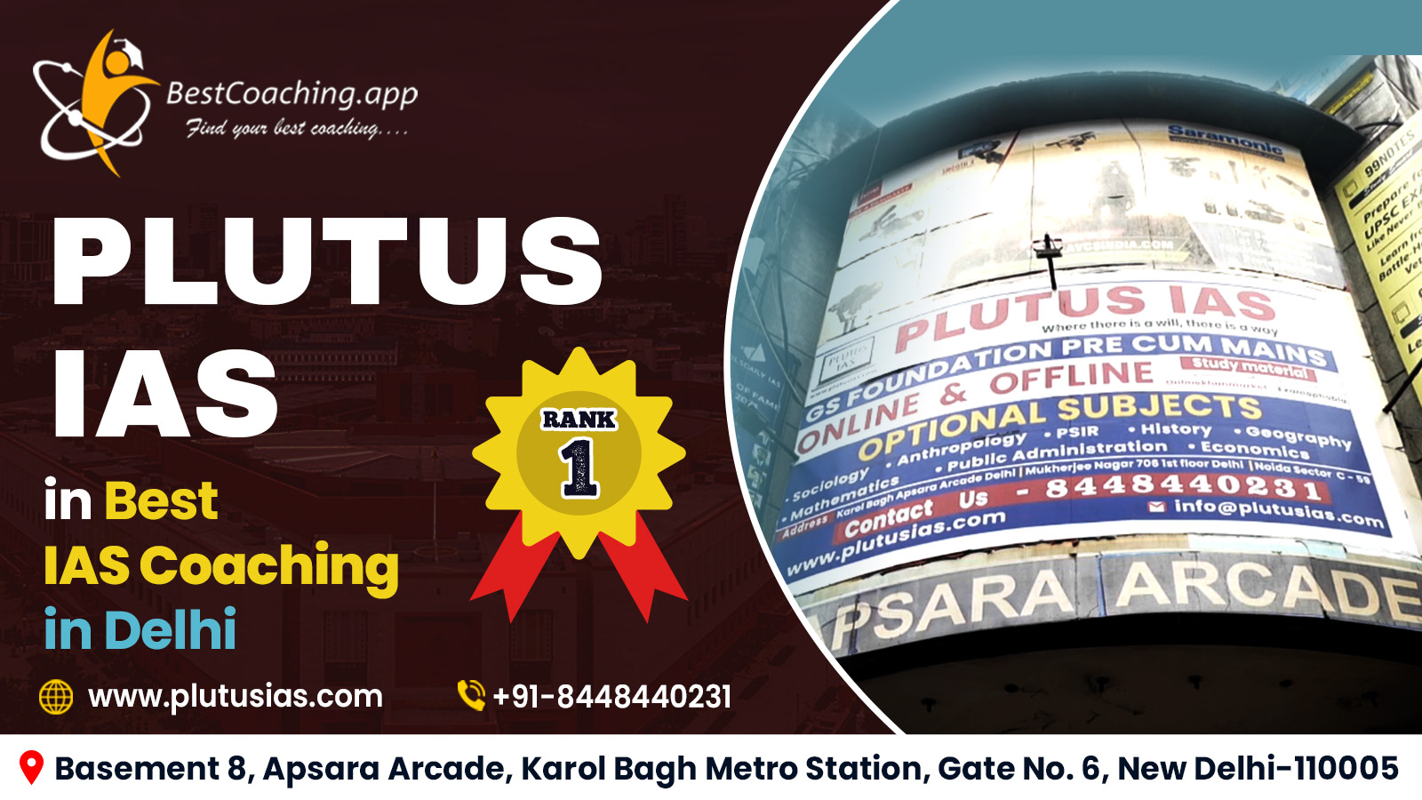 Plutus IAS | Rank 1 in Best IAS Coaching in Delhi