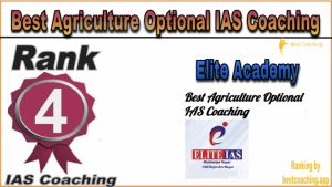 Best agriculture optional IAS coaching 