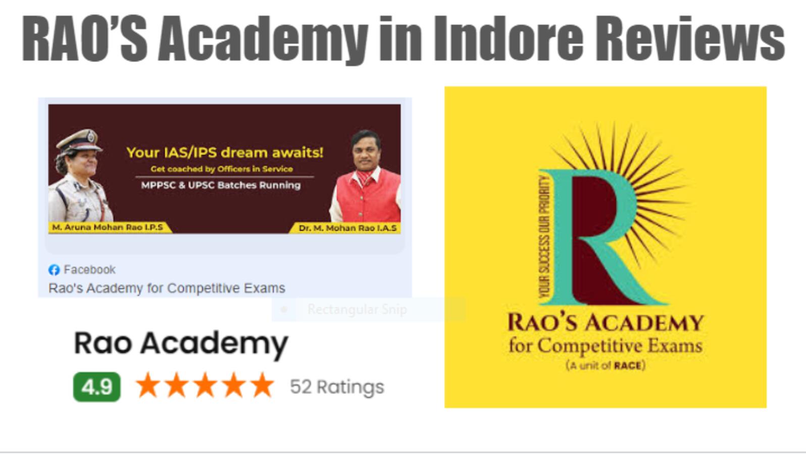Rao's Academy MPPSC coaching in Indore Review
