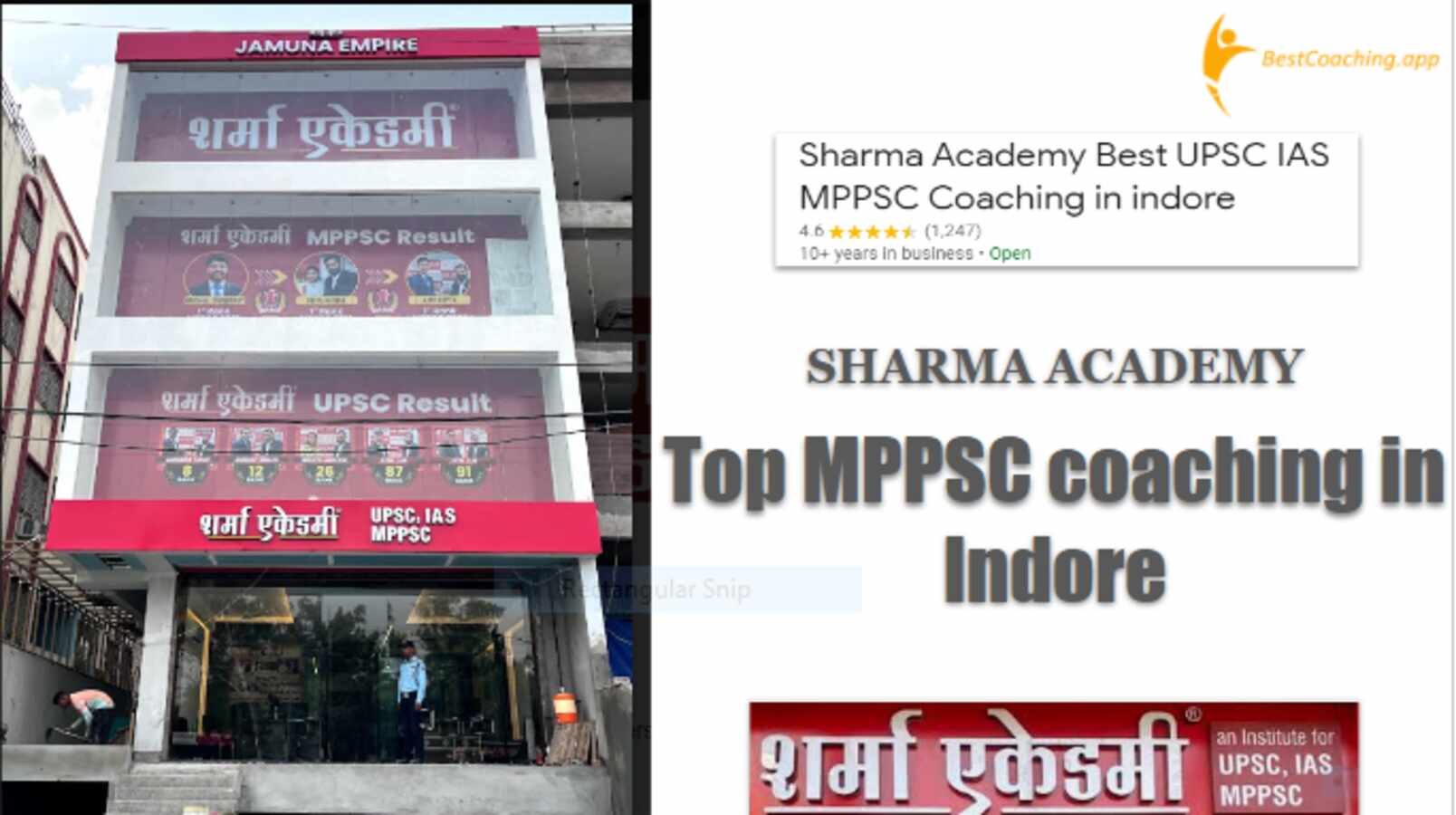 Sharma Academy IAS Coaching Indore reviews