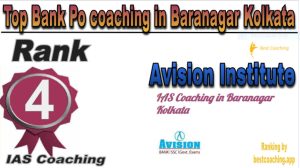 Avision Institute Rank 4. Top Bank Po coaching in Baranagar Kolkata