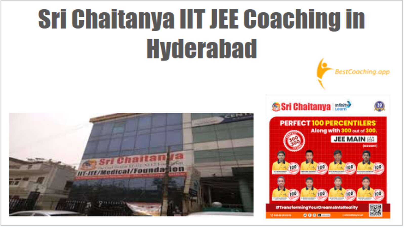Sri Chaitanya IIT JEE Coaching in Hyderabad Reviews