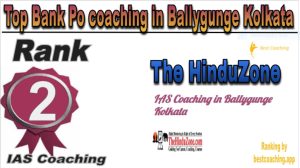 The HinduZone Rank 2. Top Bank Po coaching in Ballygunge Kolkata