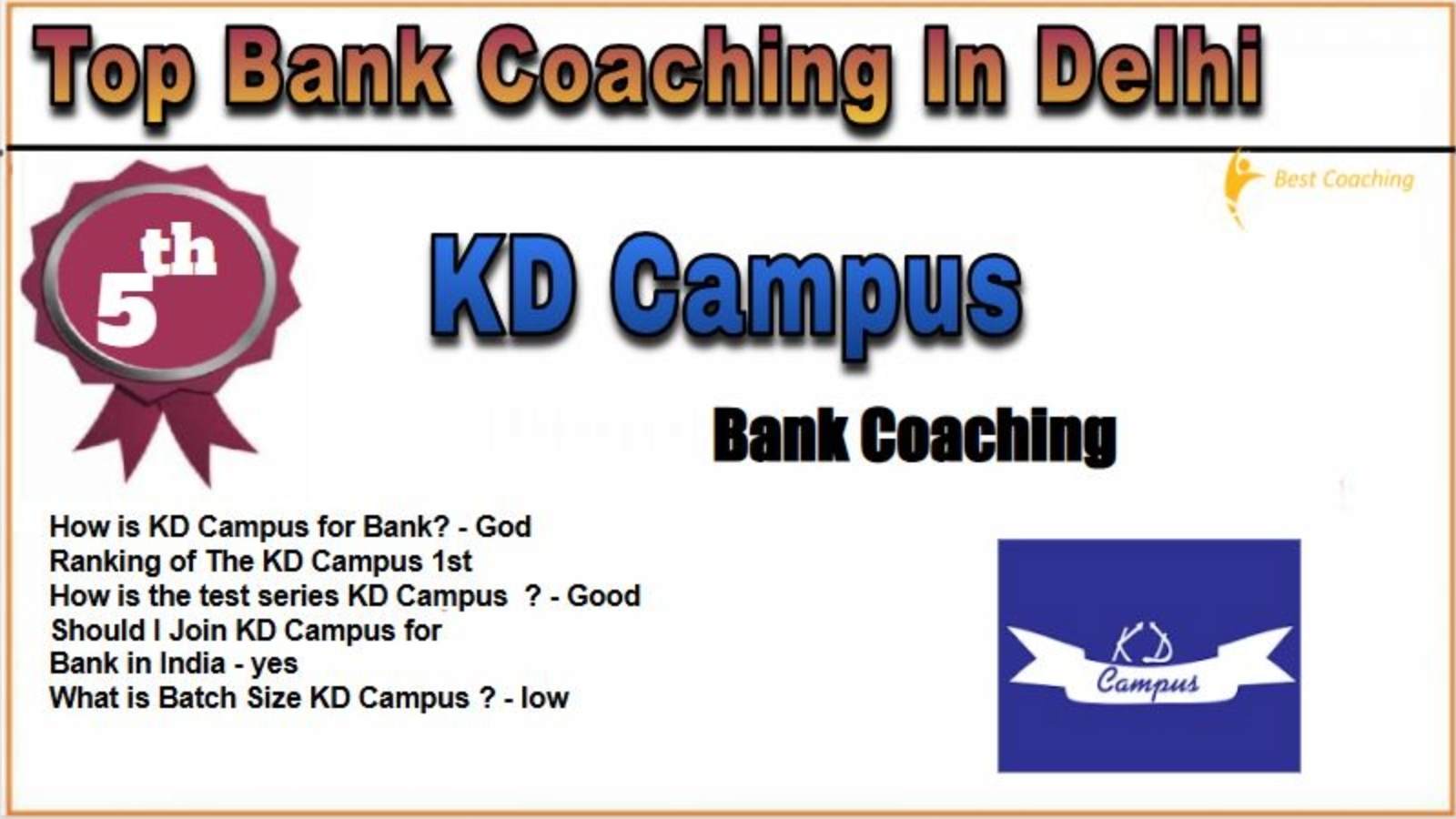 KD Campus Bank po coaching in Delhi