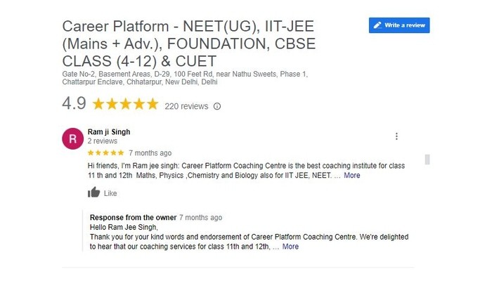 Career Platform Coaching Institute Review Career Platform Coaching Institute Review