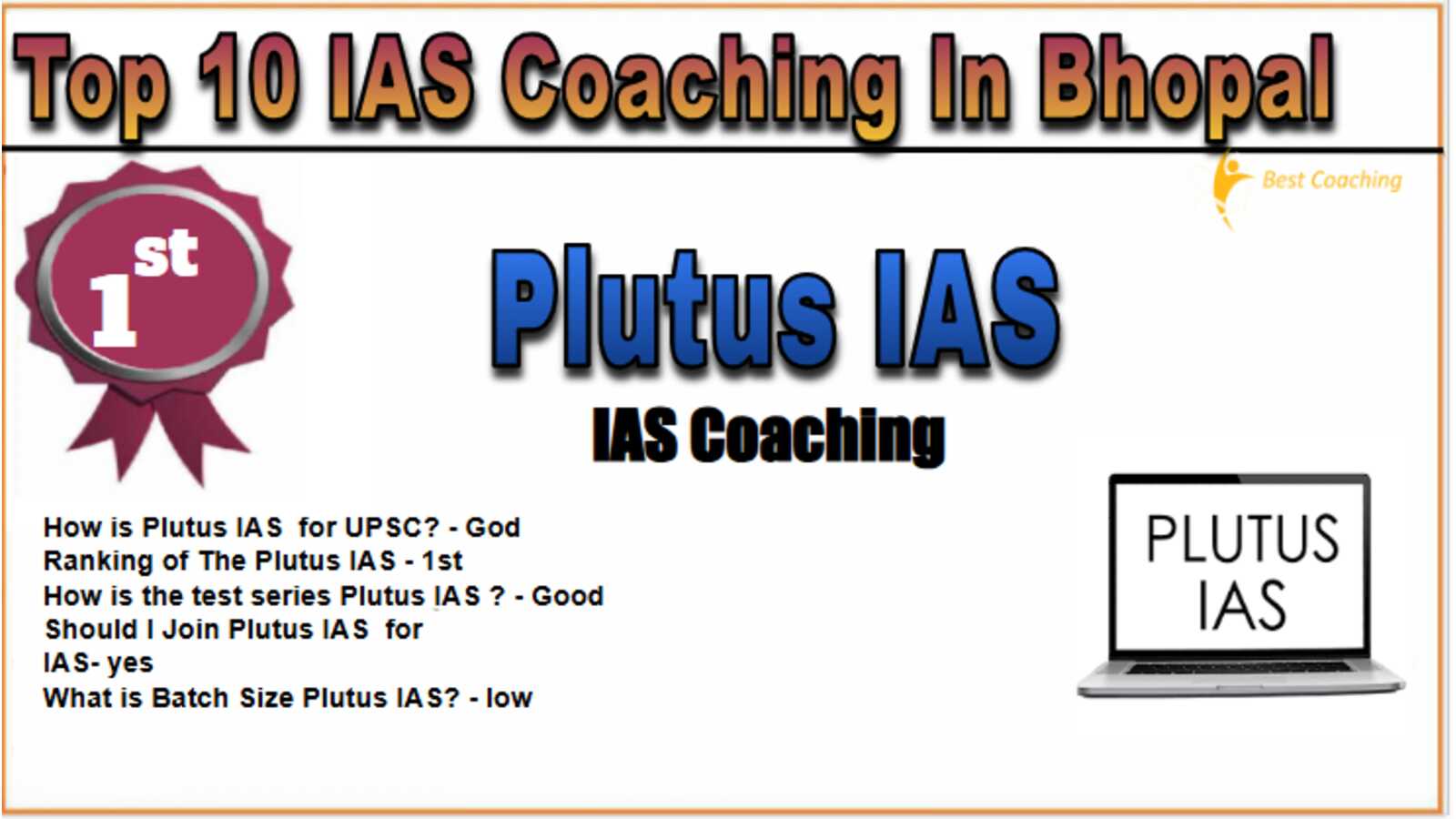 Plutus IAS Coachng in Bhopal
