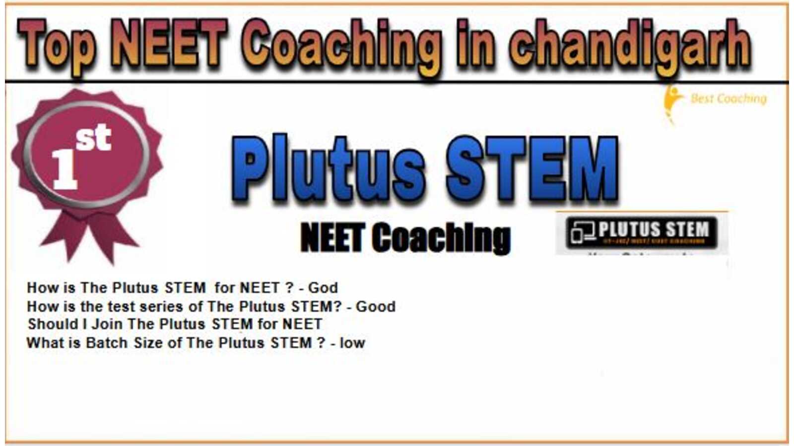 plutus STEM NEET Coaching in chandigarh