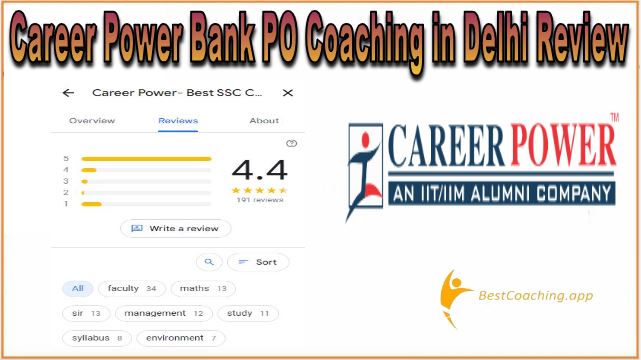 Career Power Bank PO Coaching in Delhi Review