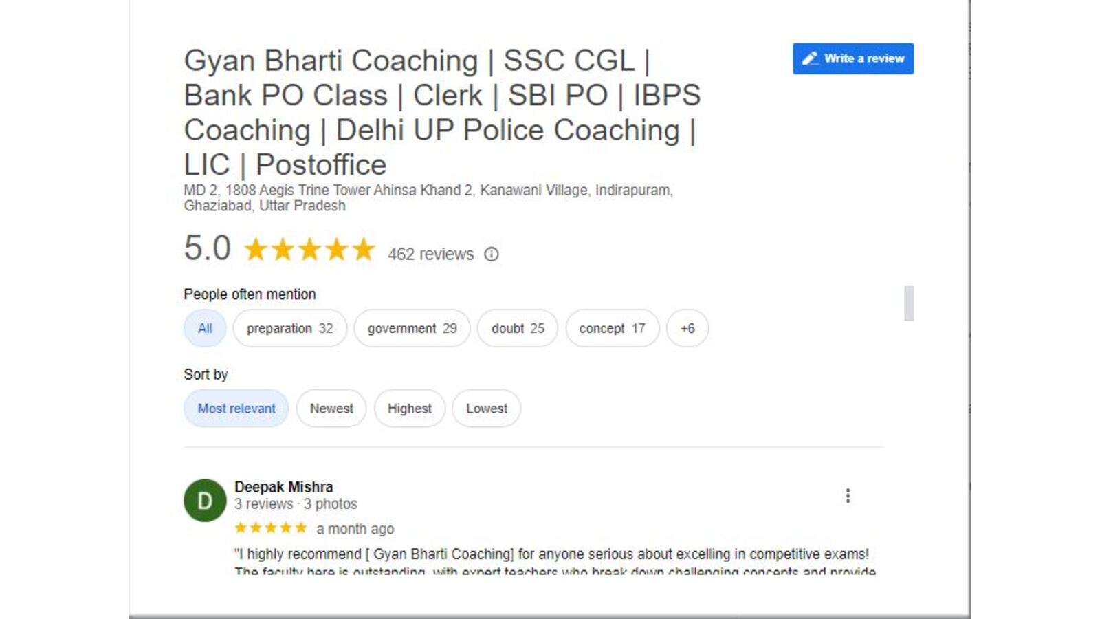 Gyan-Bharti-Bank-PO-Coaching-in-Delhi-Review.