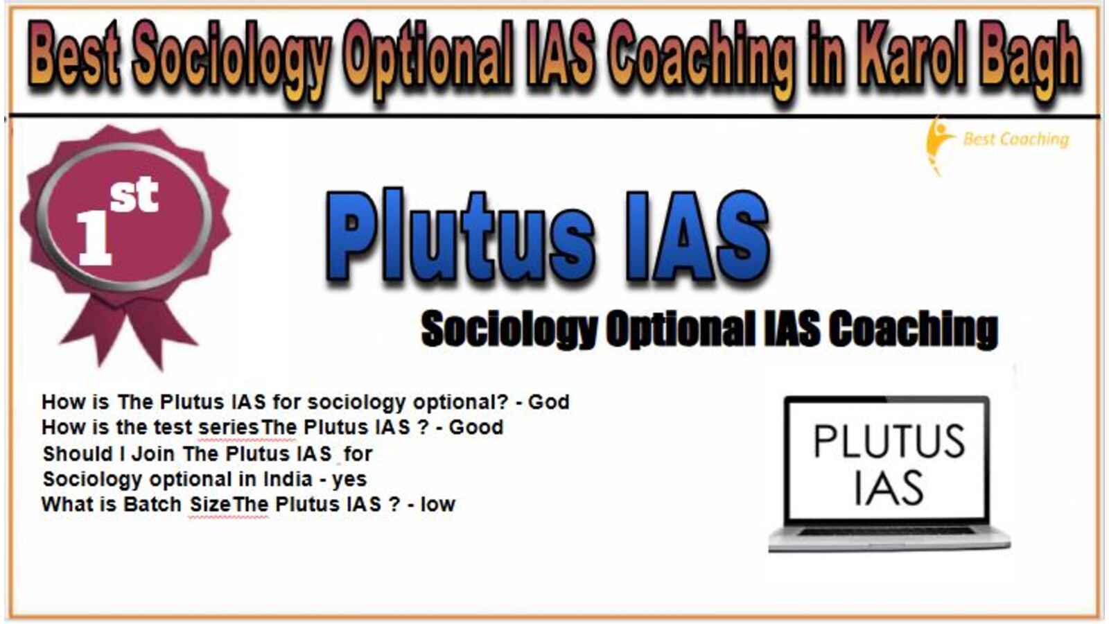Plutus IAS Sociology optional Karol Bagh