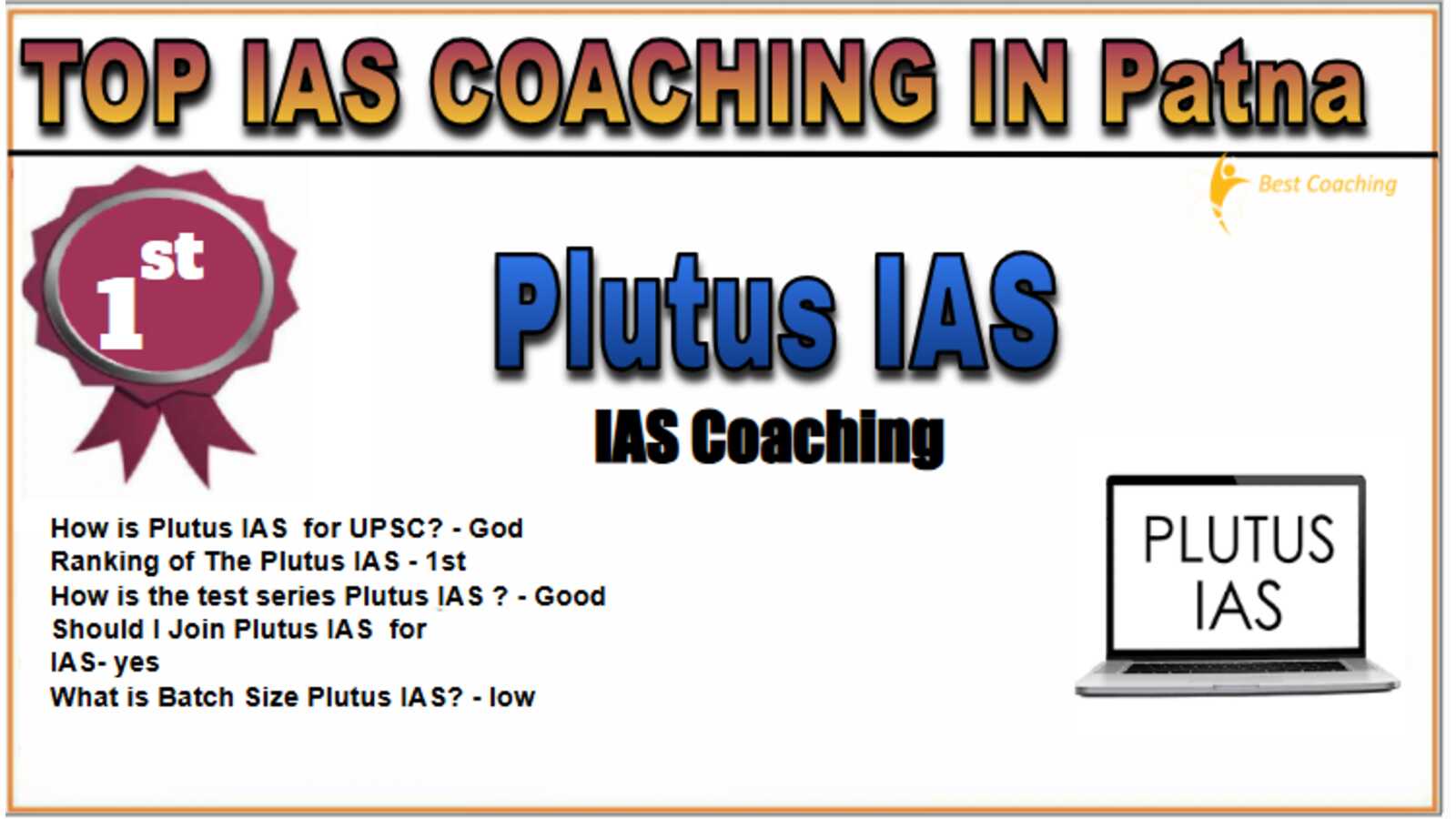 Plutus IAS Coaching in Patna