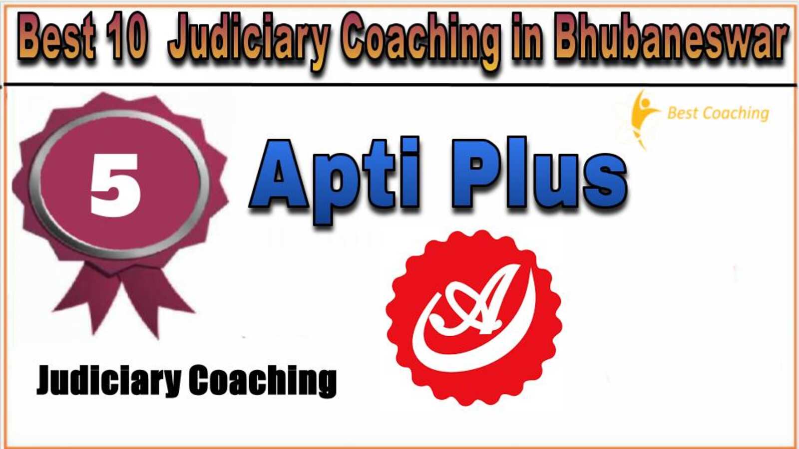 Rank 5. Apti Plus Academy for Civil Services Top Best Judiciary Services Coaching in Bhubaneswar