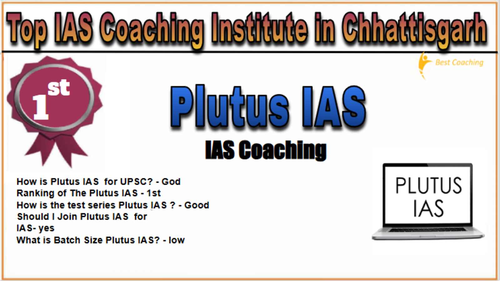 Plutus IAS Coaching in Chattisgarh