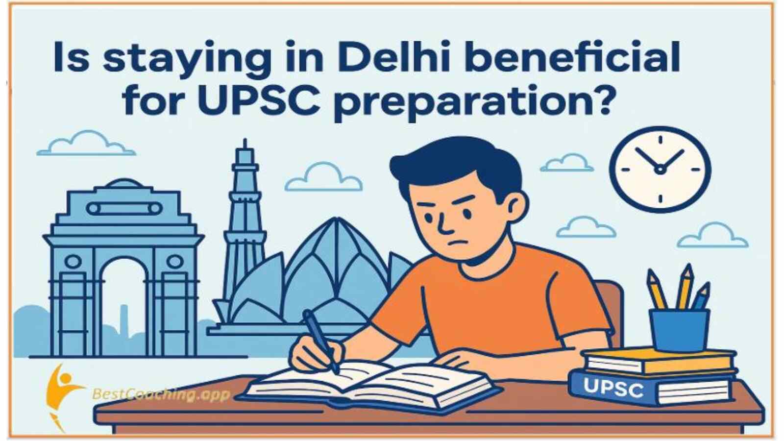 staying in delhi is benificial for UPSC Preparation