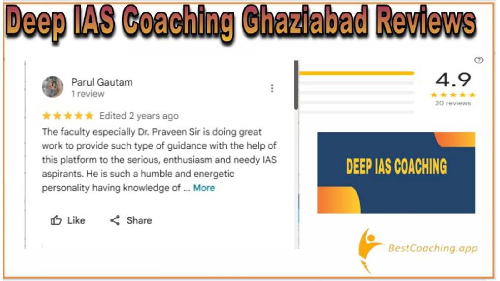 IAS Coaching