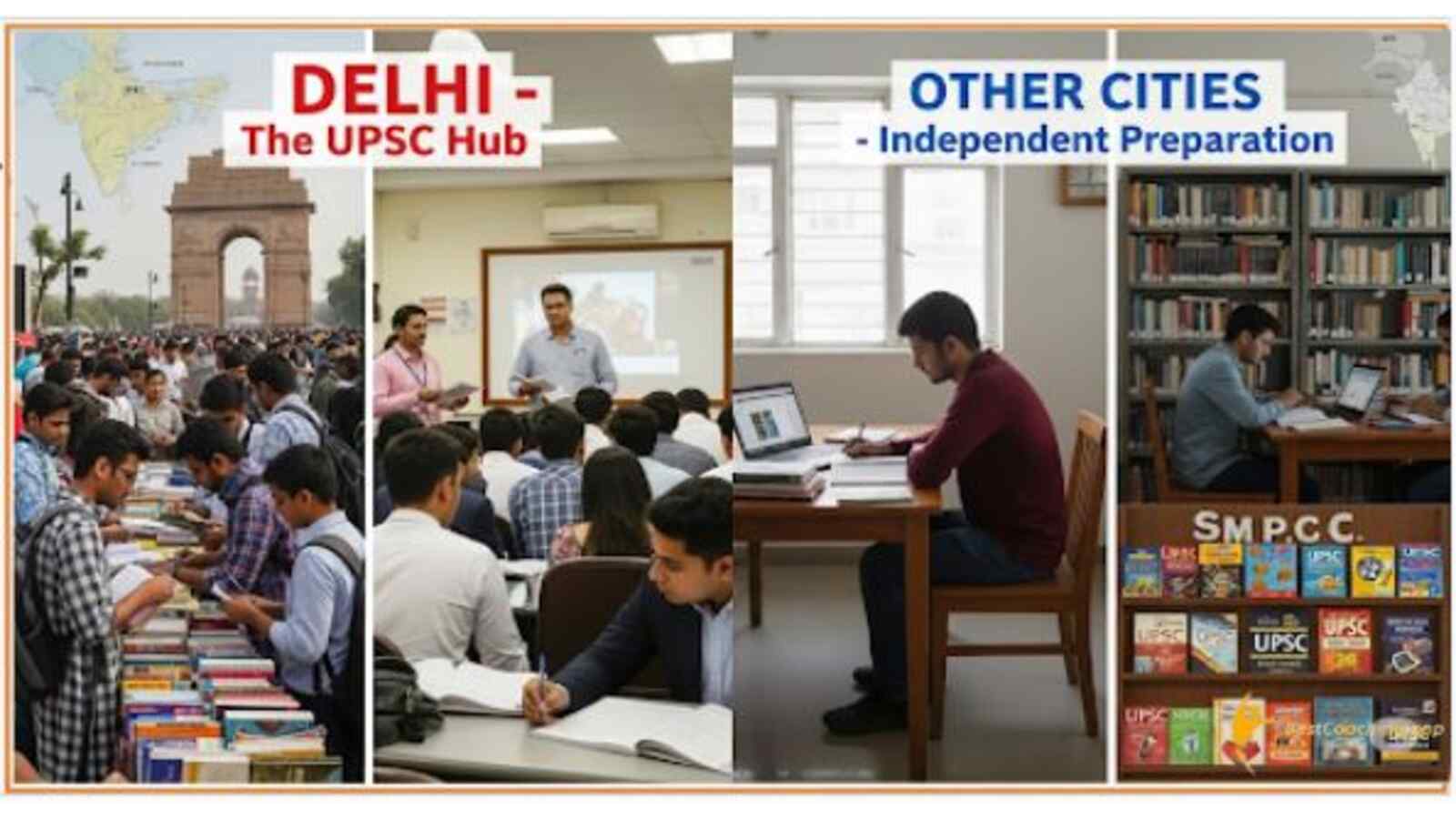 Delhi versus Other cities UPSC Prepration
