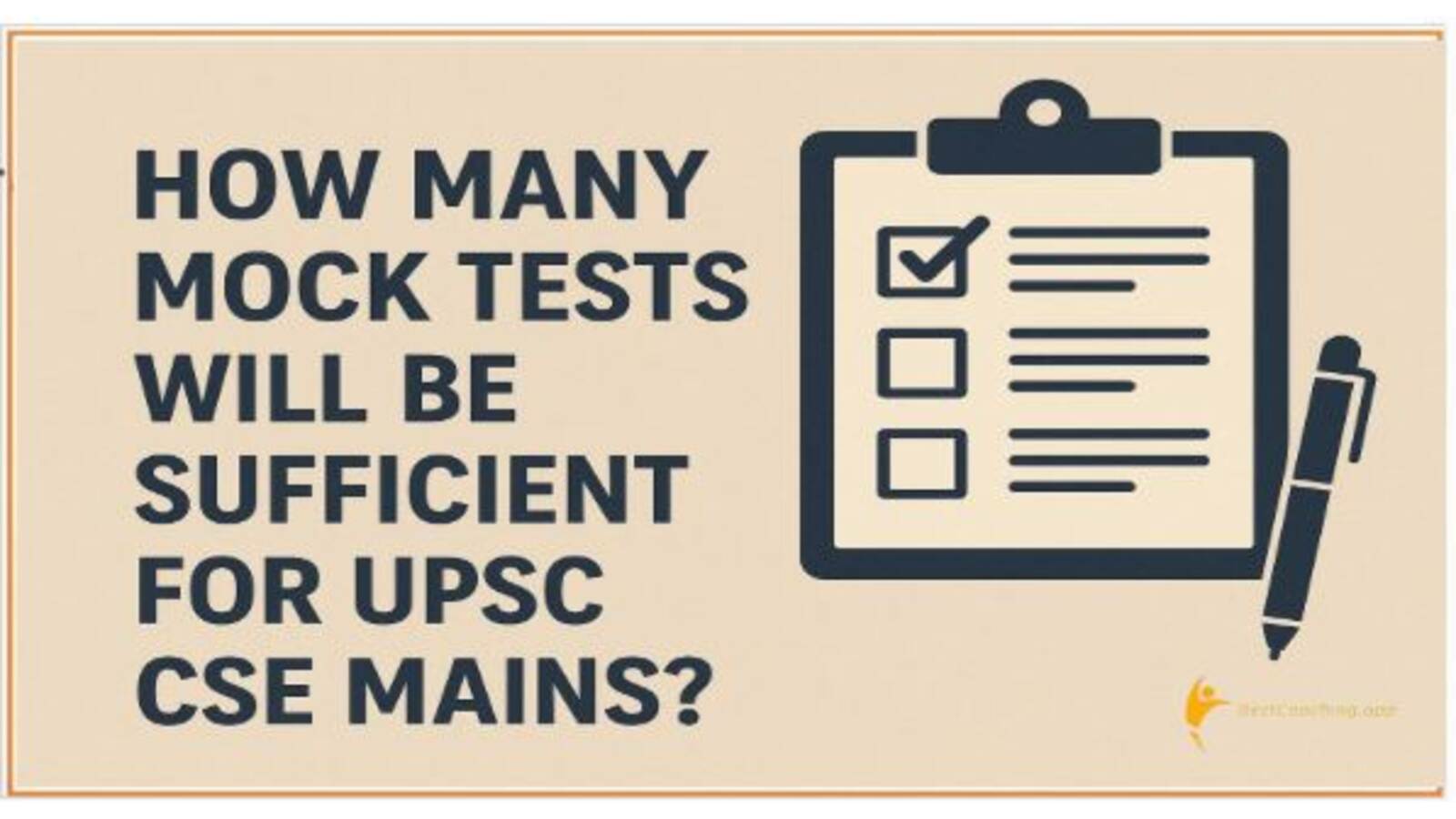 How many mock test enough for UPSC CSE Mains