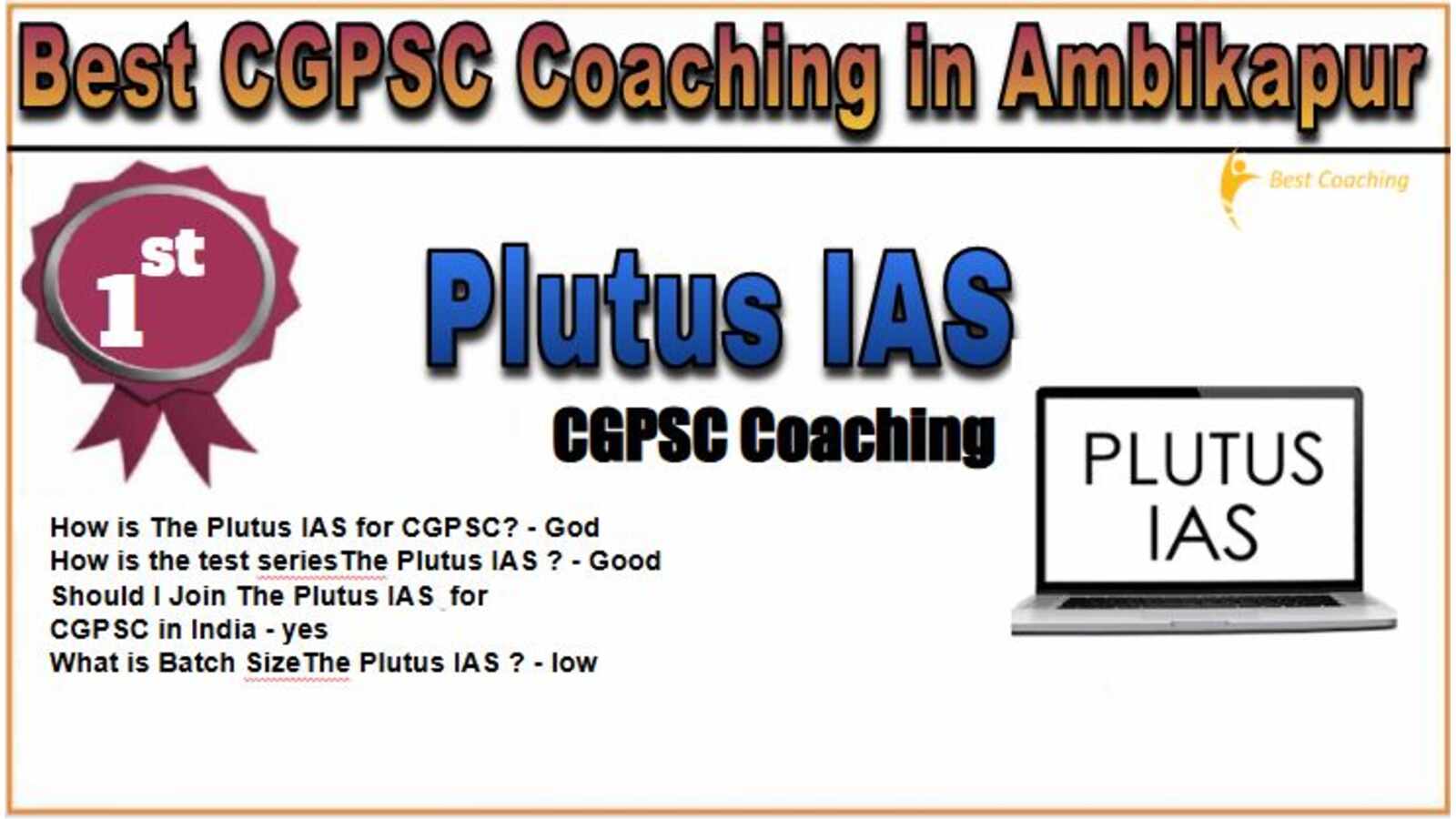 Plutus IAS CGPSC Coaching in Ambikapur