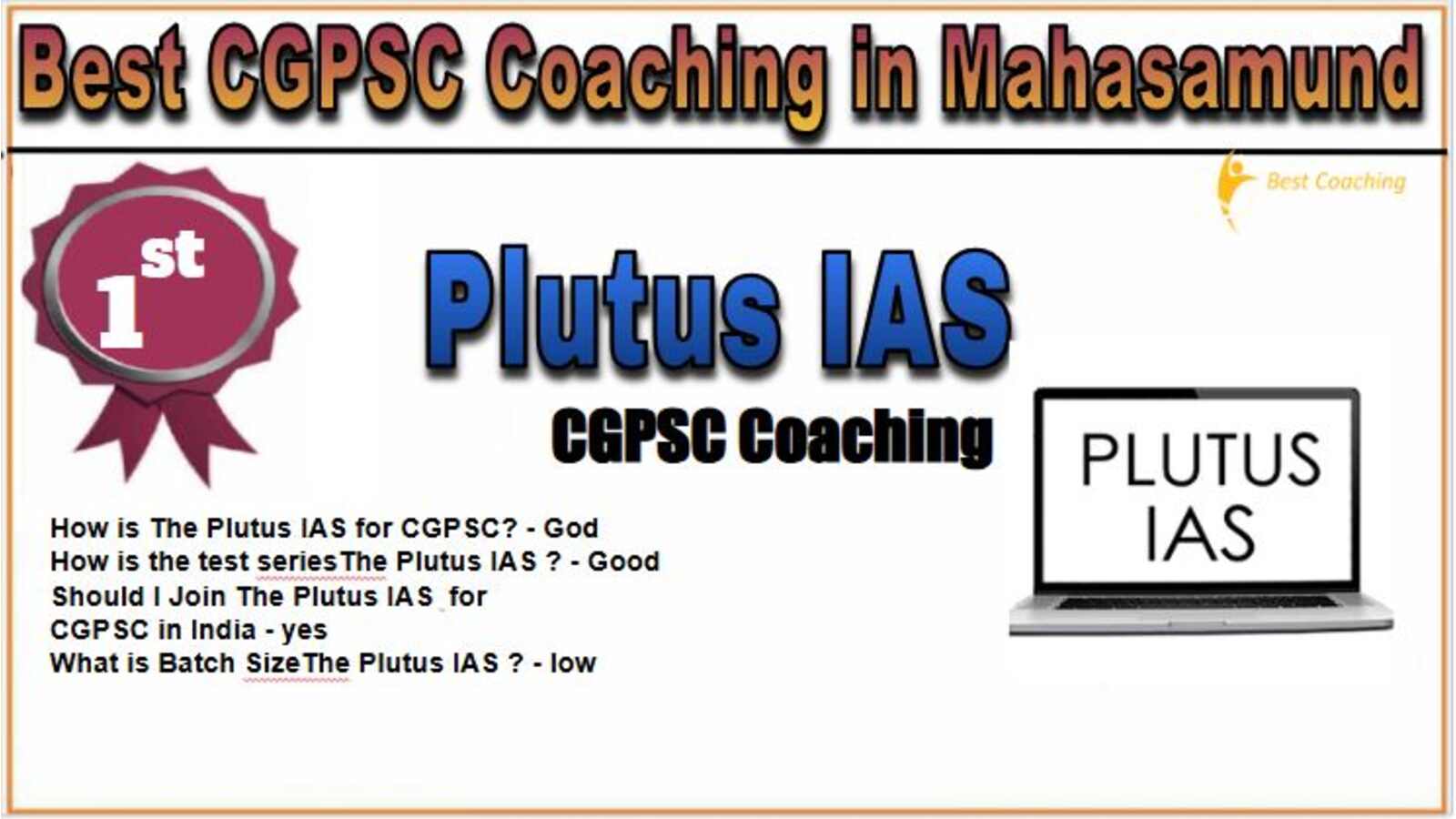 Plutus IAS CGPSC Coaching in Mahsamund