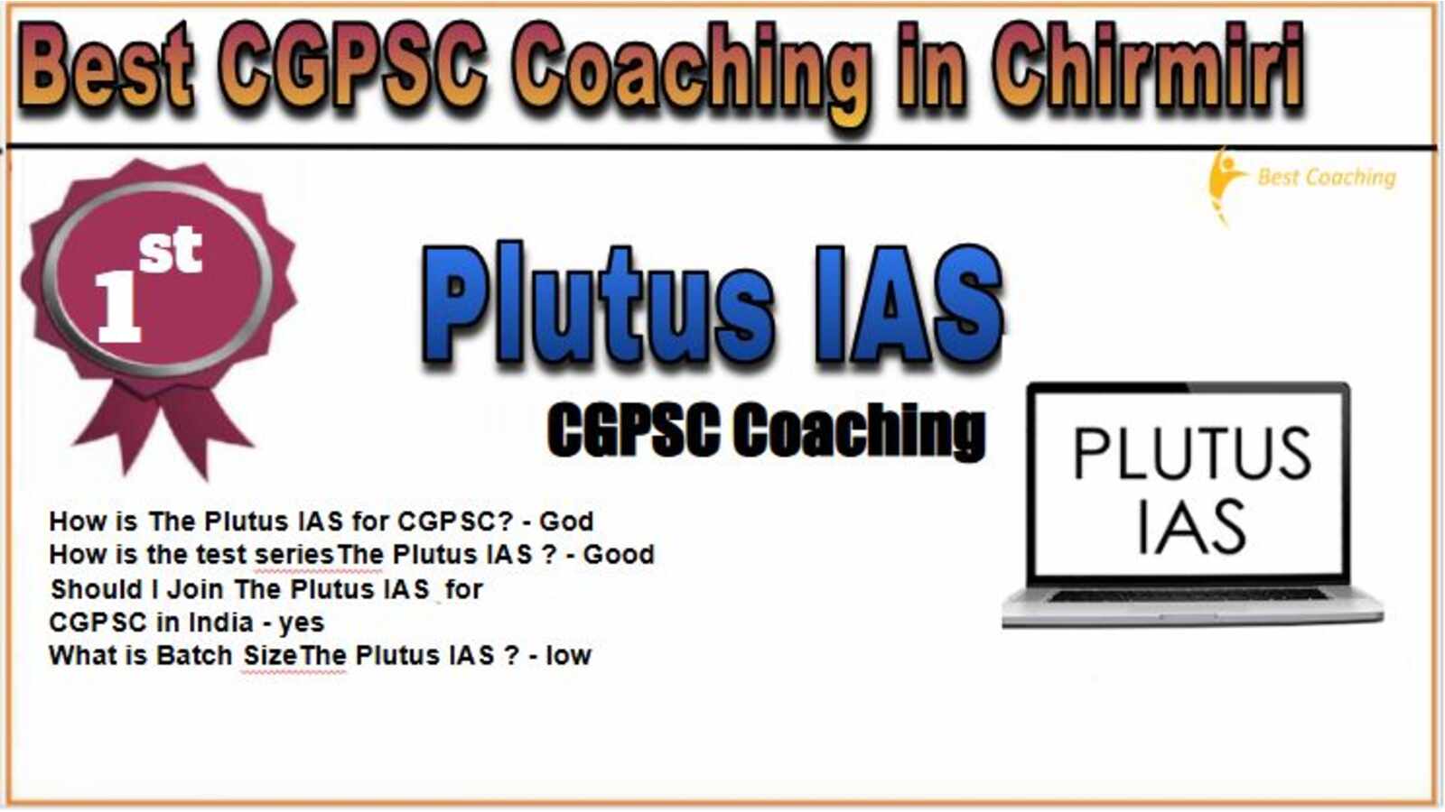 Plutus IAS CGPSC Coaching IN CHIRMIRI