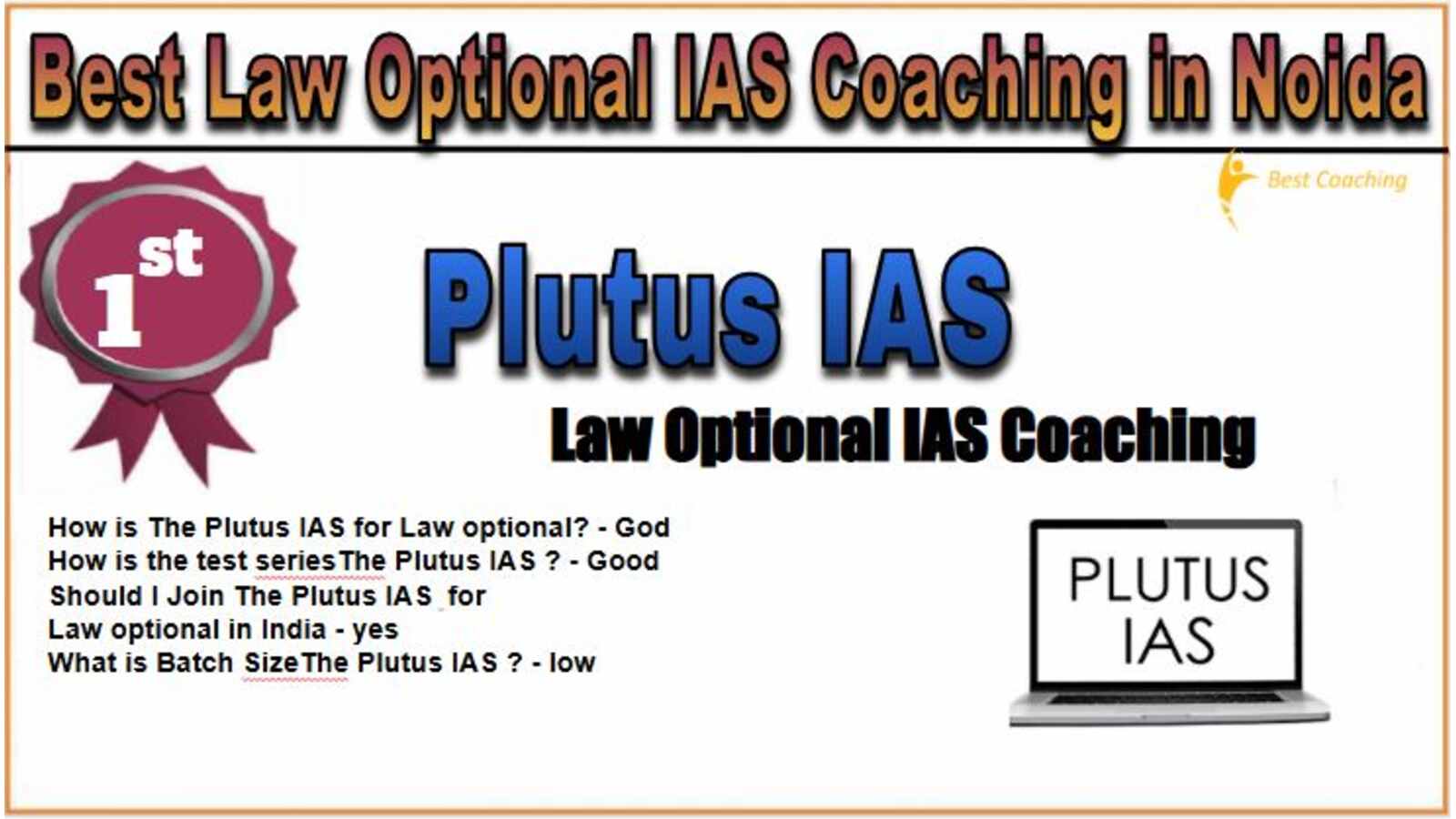 Plutus IAS Law optional IAS Coaching in Noida