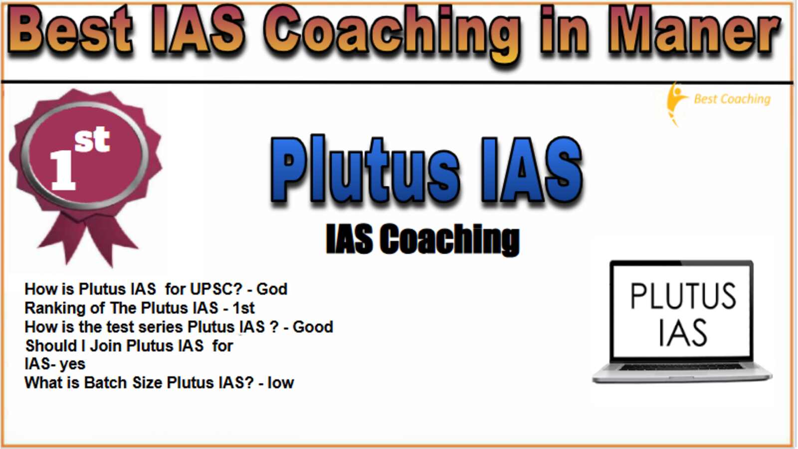 Plutus IAS Coaching in Maner