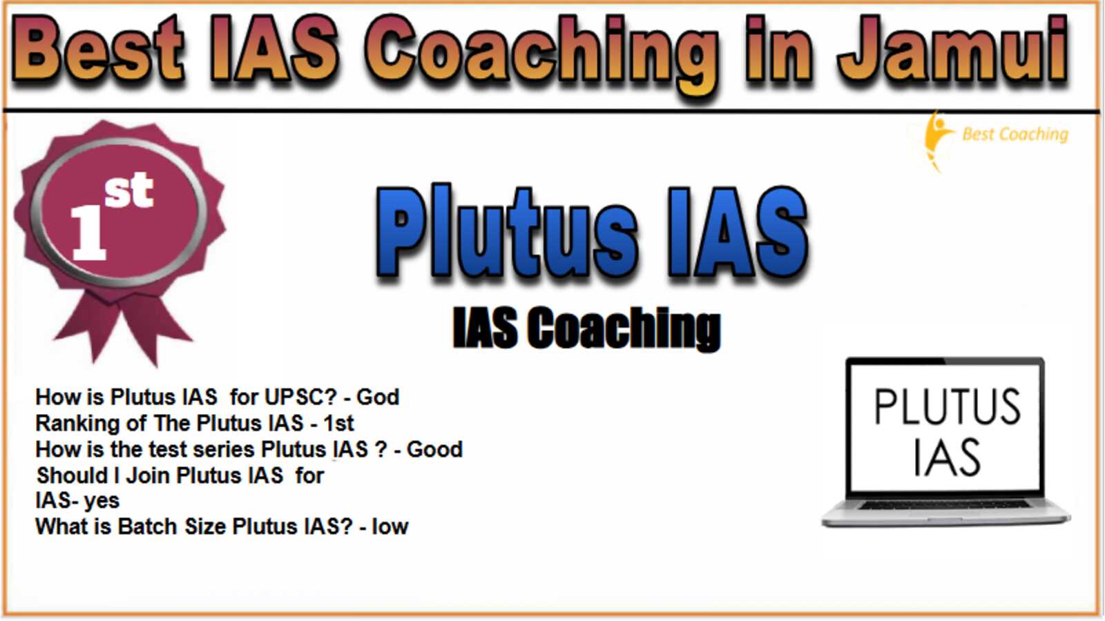 Plutus IAS Coaching in Jamui
