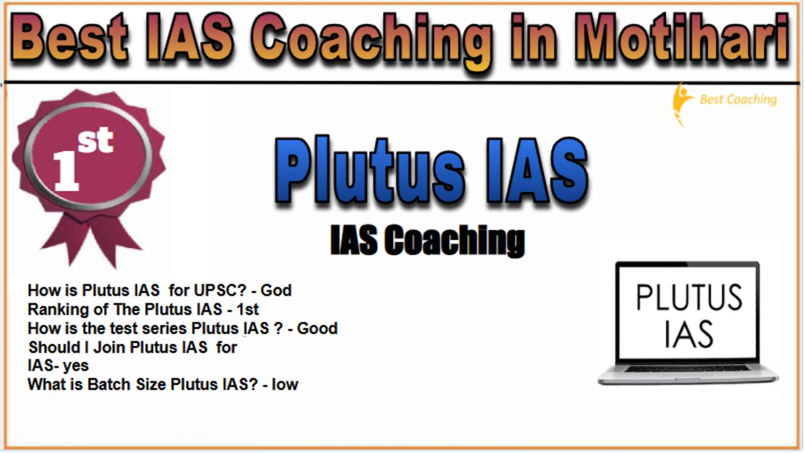 Plutus IAS Coaching in Motihari