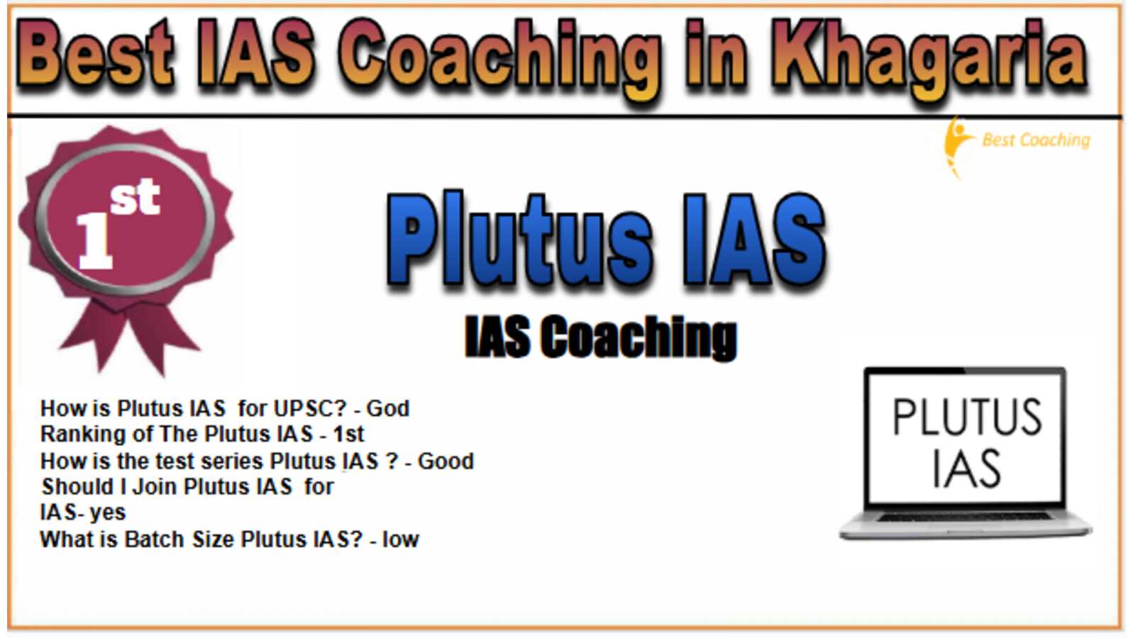 Plutus IAS Coaching in khagaria