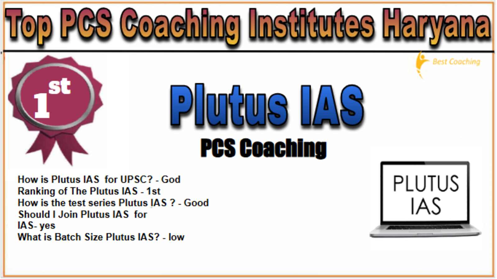 Plutus IAS PCS Coaching in Haryana