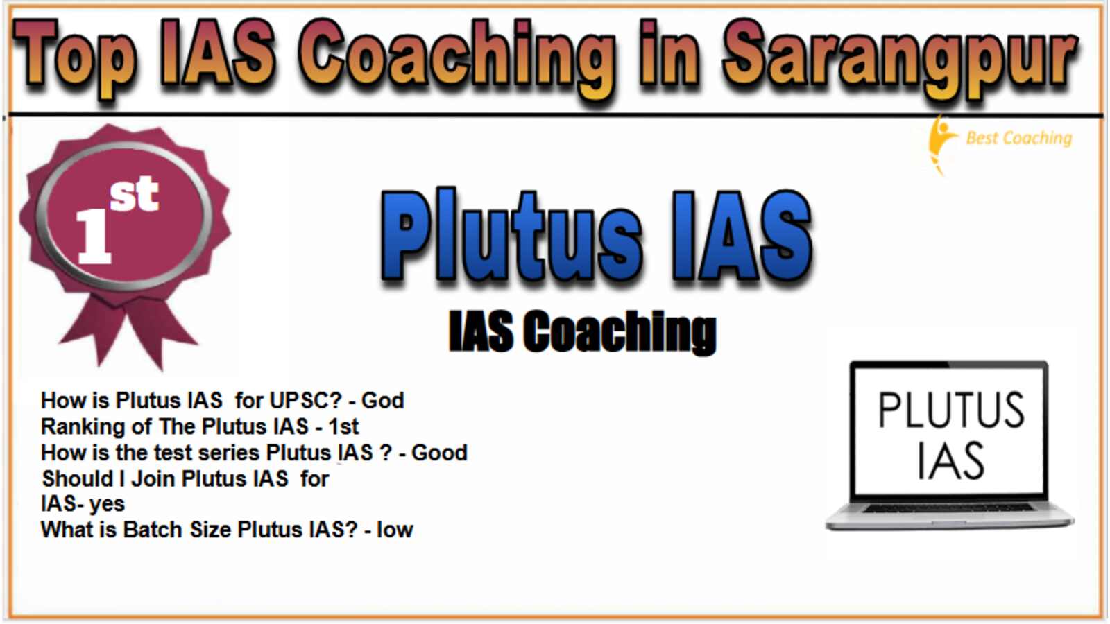 Plutus IAS Coaching in Sarangpur
