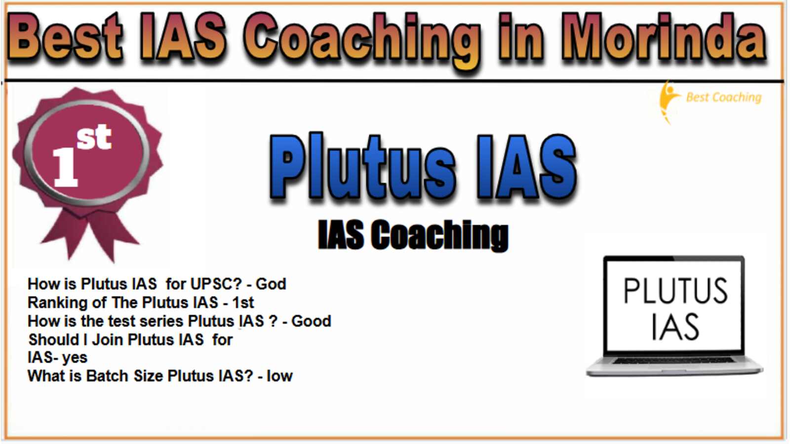 Plutus IAS Coaching in morinda